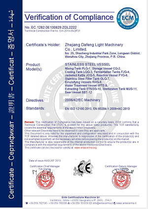 CE Certificate to Europe