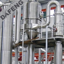 Three-effect force-circulation evaporator