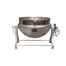 Tilting sandwich jacketed boiler